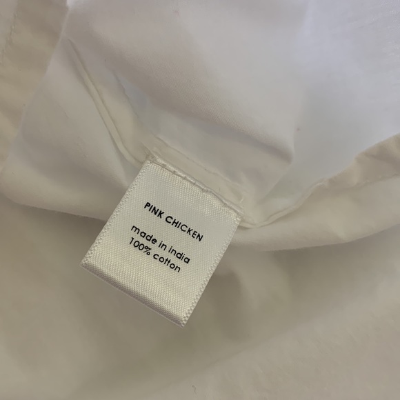 Pink Chicken White Blouse 4Y - Picture 7 of 12